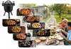 Emaillierter Gusseisentopf 11l für Lagerfeuergrill BD-481 Produktbild-Vorschau 9