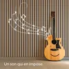 AREBOS Chêne Panneaux acoustiques 120x60 - Jeu de 4 Voir les images du produit 6