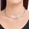 Swarovski Una Angelic Halskette, rund, Weiss, rhodiniert Produktbild-Vorschau 4