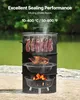 SucceBuy Räucherofen 470 mm, Holzkohlegrill, BBQ-Smoker, Produktbild-Vorschau 3