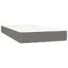 vidaXL Boxspringbett mit Matratze & LED Dunkelgrau 200x200 Produktbild-Vorschau 7