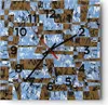 Wanduhr - Quadrat - Glasuhr - Abstraktion modern - 40x40cm Produktbild-Vorschau 1