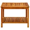 A wooden coffee table with two shelves against a white background. Náhled obrázku produktu