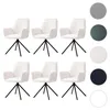 lot de 6 chaises de salle à manger HWC-G67, chaise de Voir les images du produit 8