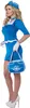 A woman in a stewardess costume posing for a product image. Podgląd zdjęcia produktu