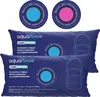 Two blue moisture absorber bags for cars are shown, with two circular indicators above them. Voir les images du produit
