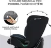 KINDERKRAFT Siège auto Oneto3 i-Size 76-150cm + Isofix Voir les images du produit 15