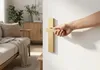 Gold Türbeschlag CUBE Blindschildgarnitur für Zimmertüren Produktbild-Vorschau 4