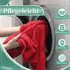 Frottier Handtücher 8er Pack 50x100cm, 100% Baumwolle, Rot Produktbild-Vorschau 7