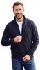 Mivaro Herren Sweatjacke Zipper Basic ohne Kapuze – Produktbild-Vorschau 2