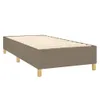 Boxspringbett mit Matratze Taupe 100x200 cm Stoff Produktbild-Vorschau 3