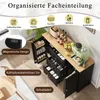 okwish sideboard kuchyňská skříň se 3 zásuvkami a 2 dveřmi Náhled obrázku produktu 6