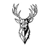 Wallity, Red Deer 2, décoration murale, noir, métal, 42 x Voir les images du produit 5