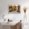 Gerahmtes Poster - Rahmen in heller Eiche - Blume Straße Produktbild-Vorschau 6