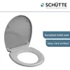 SCHÜTTE Duroplast WC sedadlo GREY, mäkko zatvárateľné WC Náhľad obrázku produktu 3