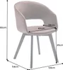 riess-ambiente Design Stuhl NORDIC STAR antik braun Produktbild-Vorschau 7
