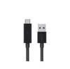 A black USB-C to USB-A cable is shown against a white background. Produktbild-Vorschau