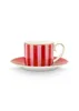 PIP STUDIO Love Birds Stripes Espressotasse m.U. rot/pink Produktbild-Vorschau 2