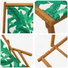 vidaXL Transat pliable, 3 positions, en bois d'eucalyptus Voir les images du produit 6