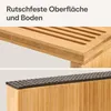 Praknu Klappbarer Toilettenhocker aus  Bambus-Holz Produktbild-Vorschau 4
