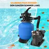 FCH Sandfilteranlage Pool 10000 L/H inkl. 500g Filterbälle, Produktbild-Vorschau 5