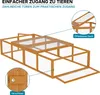 Wiltec XXL Freilaufgehege Holz 1800 x 900 x 480 mm, Kasten Produktbild-Vorschau 3