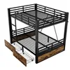 Flieks Etagenbett 140x200cm mit 2 Schubladen, Hochbett Produktbild-Vorschau 8