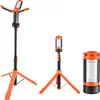 SucceBuy faretto da cantiere a LED con treppiede, luce da Anteprima dell’immagine prodotto 1