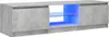TV skříňka s LED osvětlením betonově šedá 140 x 40 x 36 cm Náhled obrázku produktu 1