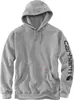 Carhartt SLEEVE LOGO HOODED SWEATSHIRT K288, barva:heather Náhled obrázku produktu 1