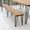 4 x Tafelpoten van 71 cm, model "Hairpin", met 3 strepen - Productafbeelding-voorbeeld 7