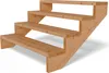 Terrassentreppe aus Lärche Treppe Stufen Wangentreppe Produktbild-Vorschau 1