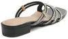 topschuhe24 3251 Damen Glitzer Sandalen, Farbe:Schwarz, Produktbild-Vorschau 5