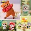 A collage of various felt craft animal figures, including a bear, a sheep, a fox, and penguins, with some decorative elements like a telephone and balloons. Produktbild-Vorschau