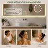 S'AFIELINA Espejo baño LED con Bluetooth 5.3, 120 × 60 cm, Vista previa de la imagen del producto 5
