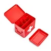 Boîte à médicaments Zeller, métal, 21,5x16x16 cm, rouge Voir les images du produit 5