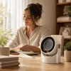 Stolní a nástěnný ventilátor, barva krémová, 5 rychlostí | Náhled obrázku produktu 4