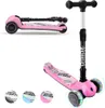 YOLEO Scooter Dreiradscooter mit LED Räder, Hinterbremsen, Produktbild-Vorschau 1