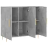 vidaXL Príborník betón sivý 90x34x80 cm odvodený výrobok z Náhľad obrázku produktu 5