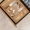 Relaxdays Besteckkasten, 5–7 Fächer, ausziehbarer Besteck Produktbild-Vorschau 4