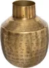 Vase "oasis" goldfarbenes gehämmertes metall h15cm  - Produktbild-Vorschau 1