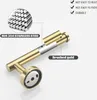 Toilettenpapierhalter, Handtuchring, gebürstetes Gold, Produktbild-Vorschau 5