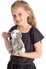 Peluche de conejo con orejas de Widder, 18 cm - Gris Vista previa de la imagen del producto 4