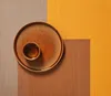 Tischset - anthrazit- mit gewebtem Rand 33 x 46 cm Produktbild-Vorschau 2