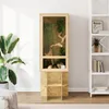 vidaXL Terrarium brun 50 x 50 x 100 cm OSB Voir les images du produit 4