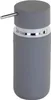 Distributore di sapone Zeller "Rubber", grigio, Ø6,6 x 16 Anteprima dell’immagine prodotto 2