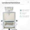 Bürostuhl Mesh Beige, Schreibtischstuhl Kopfstütze Produktbild-Vorschau 7