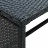 vidaXL Konferenčný stolík čierny 70 × 40 × 38 cm Poly ratan Náhľad obrázku produktu 2