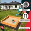 KOTARBAU® Sandkasten mit Sitzbank 100x100 cm Sandkiste aus Produktbild-Vorschau 8