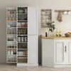 HOMCOM Armoire de cuisine buffet cuisine vaisselier meuble Voir les images du produit 8